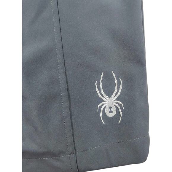 Spyder - Hike Ski Men's Fleece Lined Soft Shell Ski Jacket Gray - Size: Large - Picture 12 of 12